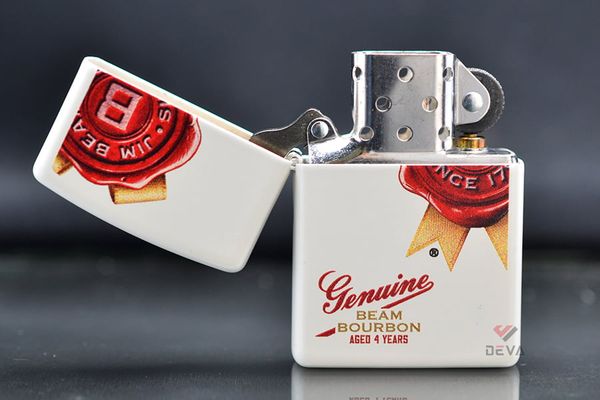 Zippo Mỹ chính hãng chủ đề hãng Whiskey Jim Beam Z291