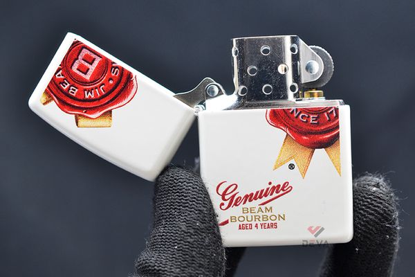 Zippo Mỹ chính hãng chủ đề hãng Whiskey Jim Beam Z291