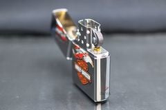 Zippo chủ đề cờ Mỹ cách điệu Harley Davidson American Flag Z384