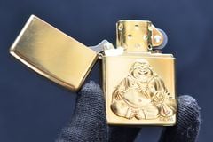 Zippo dán Emblem hình phật Di Lặc Z249