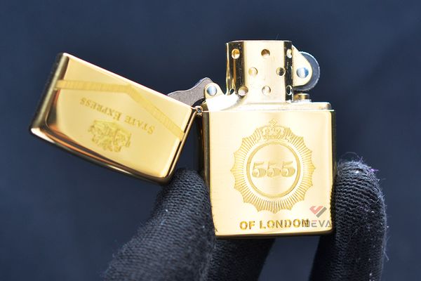 Zippo đồng khắc 555 of London Z251