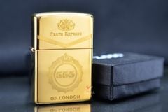 Zippo đồng khắc 555 of London Z251
