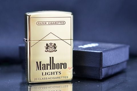 Zippo Marlboro khắc mã vạch ăn mòn axit Z151