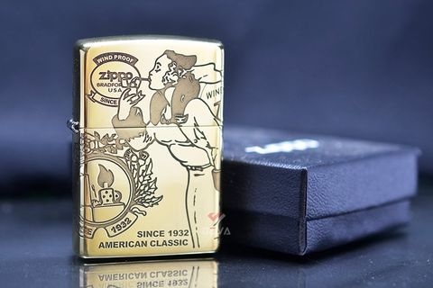 Bật lửa Zippo cô gái Wind Proof Z162