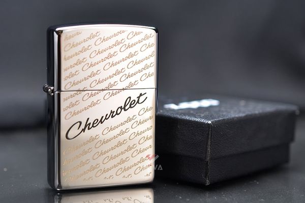 Zippo Mạ Chrome Chủ Đề Hãng Xe Chevrolet Z395