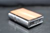 Zippo Mỹ chính hãng mạ chrome ốp  gỗ Tuyết Tùng Z282