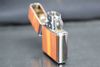Zippo Mỹ chính hãng mạ chrome ốp  gỗ Tuyết Tùng Z282