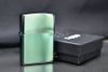 Zippo Mỹ xanh bóng chameleon Z110