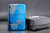 Mẫu zippo khắc chữ Nhẫn mạ vàng Z263