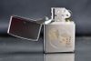 Zippo khắc hình xúc xắc mạ satin Z208