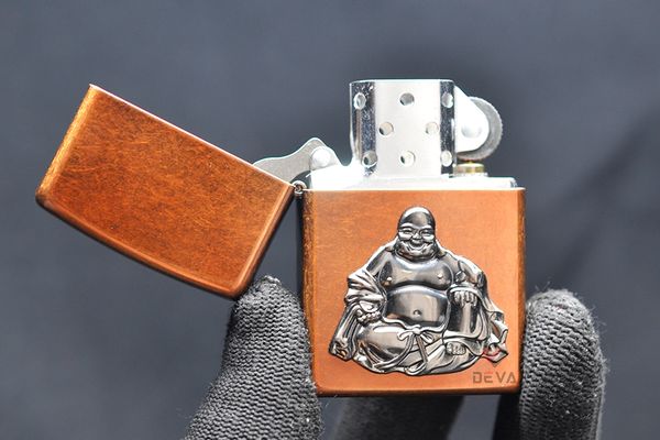 Bật lửa zippo Mỹ hình phật Di Lặc  Z76