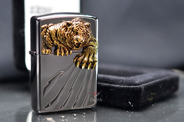 Zippo Armor Mỹ móng vuốt Chúa Sơn Lâm Tiger Claw 3D Z121