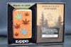 Zippo ốp gỗ Gụ khắc lá Phong woodchuck leaves Z279