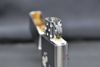 Bật lửa zippo Satin mỹ chính hãng cỏ 4 lá bạc Z61