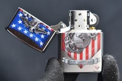 Zippo chính hãng sơn chủ đề Thuỷ Quân Hoa Kỳ USMC Z390