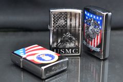 Zippo Mỹ chính hãng sơn chủ Đề Không Lực Hoa Kỳ USAF Z388