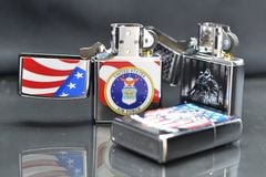Zippo Mỹ chính hãng sơn chủ Đề Không Lực Hoa Kỳ USAF Z388