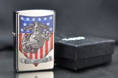 Zippo chính hãng sơn chủ đề Thuỷ Quân Hoa Kỳ USMC Z390