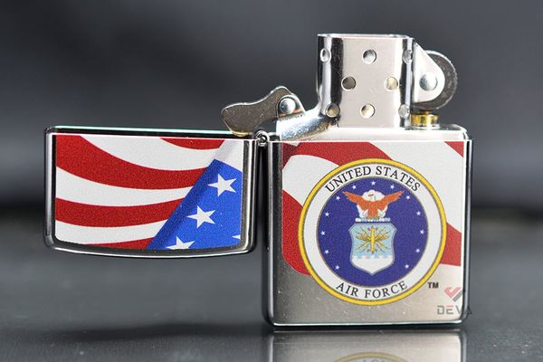 Zippo Mỹ chính hãng sơn chủ Đề Không Lực Hoa Kỳ USAF Z388