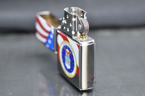 Zippo Mỹ chính hãng sơn chủ Đề Không Lực Hoa Kỳ USAF Z388
