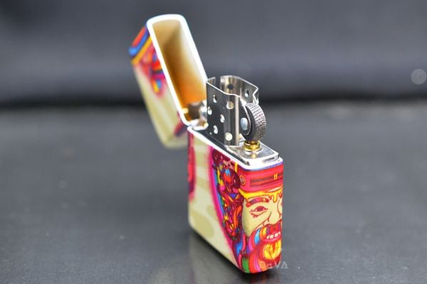Zippo Sơn Chủ Đề Nghệ Thuật Ảo Giác Trippy Design Z397