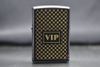 Zippo Mỹ chính hãng sơn đen mờ in hoa văn Vip Z193