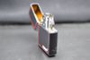 Zippo sơn đen kẻ đỏ Z257