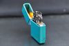 Zippo Sơn Màu Ngọc Lam In Logo Zippo Flat Turquoise ZT18