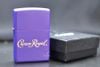Zippo Sơn Tím Chủ Đề Hãng Rượu Whisky Crown Royal Z399