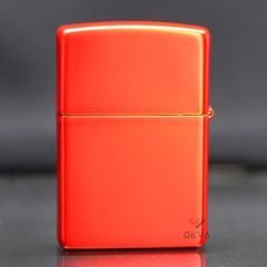Zippo Mỹ chính hãng sơn tĩnh điện màu đỏ Anodized Red ZT16