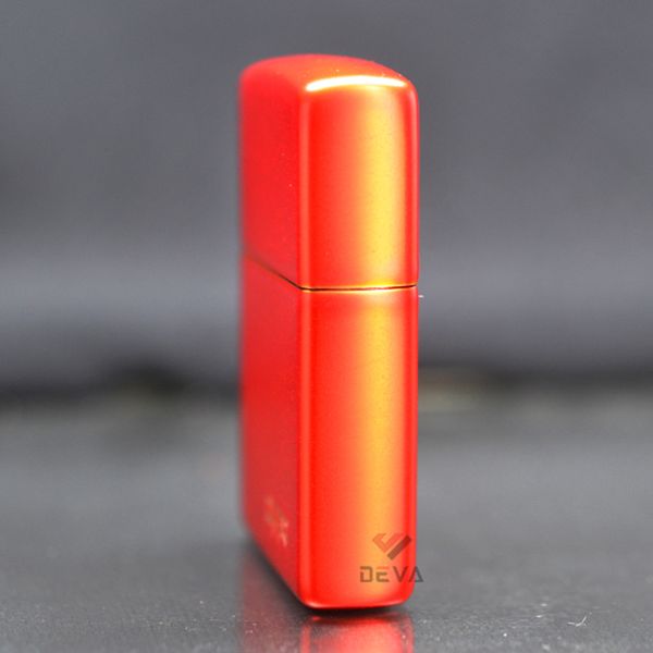 Zippo Mỹ chính hãng sơn tĩnh điện màu đỏ Anodized Red ZT16