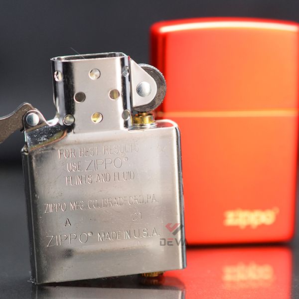 Zippo Mỹ chính hãng sơn tĩnh điện màu đỏ Anodized Red ZT16