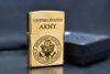 Zippo Vàng Khắc CNC Logo Bộ Ngoại Giao Hoa Kỳ ZK170