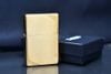 Bật lửa zippo mỹ chính hãng vintage vàng xước chặt góc Z60