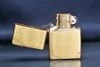 Bật lửa zippo mỹ chính hãng vintage vàng xước chặt góc Z60