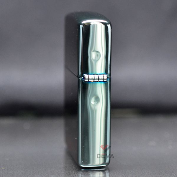 Zippo Mỹ xanh bóng chameleon ZT50