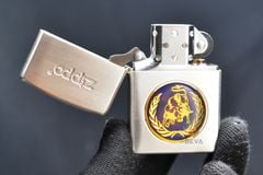 Zippo Bạc Ốp Emblem Đổi Màu Theo Nhiệt Độ ZN360