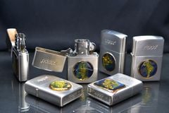 Zippo Bạc Ốp Emblem Đổi Màu Theo Nhiệt Độ ZN360