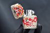 Zippo Bọc Lưới Vàng Ốp Chủ Đề Múa Lân ZN377