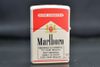 Zippo xuất Nhật Sơn Trắng In Chủ Đề Marlboro ZN355