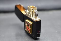 Zippo Tái Bản 1941 Đen Bóng Ốp Emblem Nissan GTR ZN352