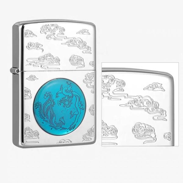 Zippo năm con rồng 2024 châu á bản giới hạn Z114