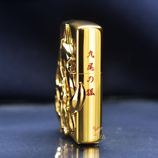 Zippo Ốp Emblem Cửu Vĩ Hồ Ly ZN204