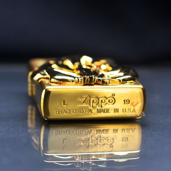 Zippo Ốp Emblem Cửu Vĩ Hồ Ly ZN204