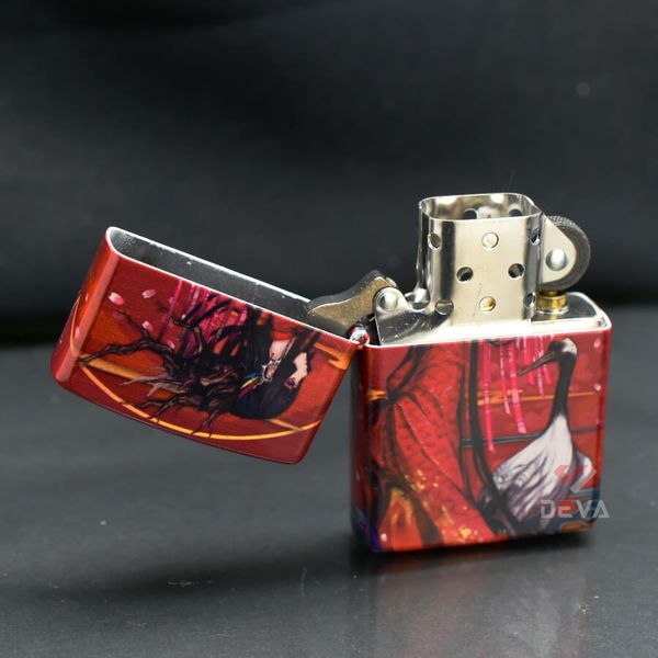 Zippo Hộp Mica Sơn Chủ Đề Hoạt Hình Cô Gái Mặc Hán Phục ZN124