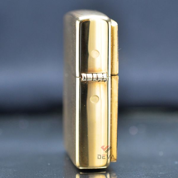 Zippo ốp emblem hoa văn dày Z272