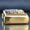 Zippo ốp emblem hoa văn dày Z272