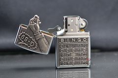 Zippo ốp Emblem trò chơi xổ số Bingo Z378