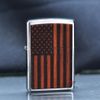 Zippo Ốp Gỗ Chủ Đề Cờ Mỹ Woodchuck American Flag Z338