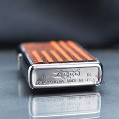 Zippo Ốp Gỗ Chủ Đề Cờ Mỹ Woodchuck American Flag Z338